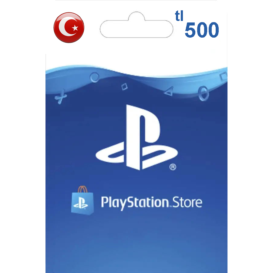 گیفت کارت پلی استیشن ترکیه 500 لیر