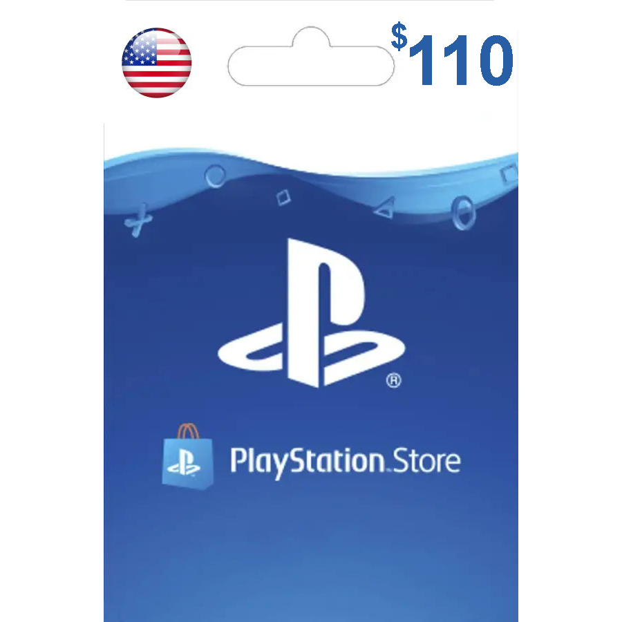 گیفت کارت پلی استیشن آمریکا 110 دلاری