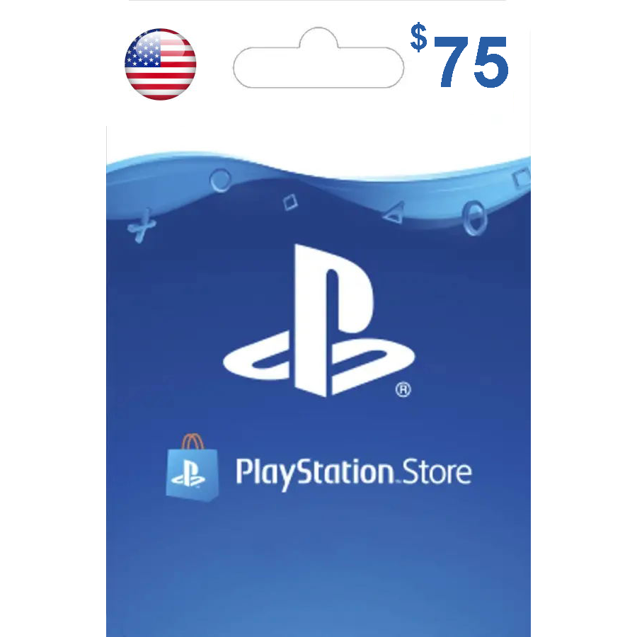 گیفت کارت پلی استیشن آمریکا 75 دلاری